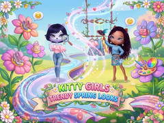 खेल Kitty Girls Trendy Spring Looks