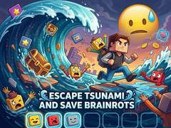 खेल Escape Tsunami and Save Brainrots