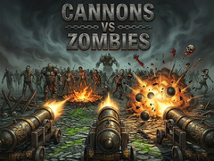 खेल Cannons vs Zombies