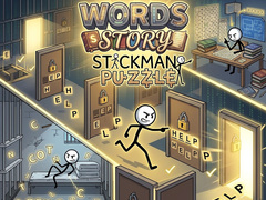 खेल Words Story Stickman Puzzle