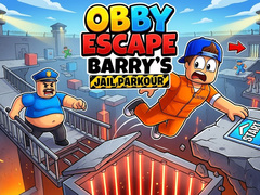 खेल Obby - Escape Barry's Jail Parkour