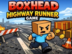 खेल Boxhead Highway Runner Game
