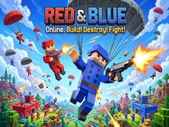 खेल Red & Blue: Online. Build! Destroy! Fight!