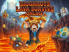 खेल Brainrots Lava Survive Online