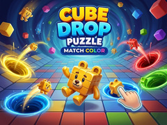 खेल Cube Drop Puzzle: Match Color