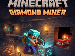 खेल Minecraft Diamond Miner