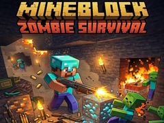 खेल Mineblock Zombie Survival