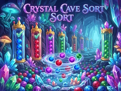 खेल Crystal Cave Sort