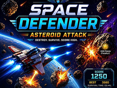 खेल Space Defender: Asteroid Attack