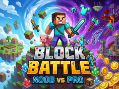 खेल Block Battle - Noob vs Pro