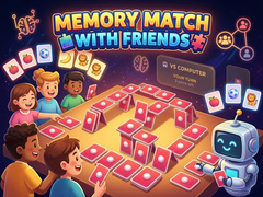 खेल Memory Match with Friends