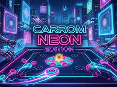 खेल Carrom Neon Edition