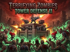 खेल Terrifying Zombies Tower Defense II