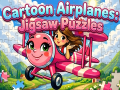 खेल Cartoon Airplanes: Jigsaw Puzzles