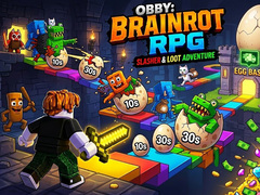 खेल Obby: Brainrot RPG Slasher & Loot Adventure
