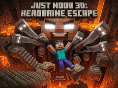 खेल Just Noob 3D: Herobrine Escape