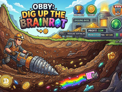 खेल Obby: Dig Up The Brainrot!