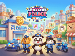 खेल Little Panda Police Station 