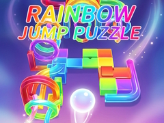 खेल Rainbow Jump Puzzle