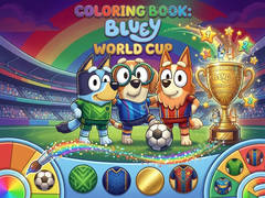 ಗೇಮ್ Coloring Book: Bluey World Cup