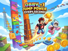 खेल Obby +1 Jump Power Every Second