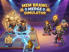 खेल Mem Brawl: Merge Simulator