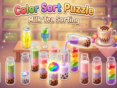 గేమ్ Color Sort Puzzle Milk Tea Sorting