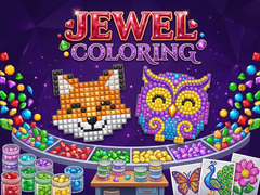 గేమ్ Jewel Coloring