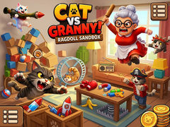 விளையாட்டு Cat Vs Granny! Ragdoll Sandbox