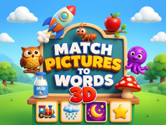గేమ్ Match Pictures to Words 3D