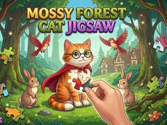 खेल Mossy Forest Cat Jigsaw