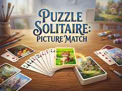 खेल Puzzle Solitaire Picture Match