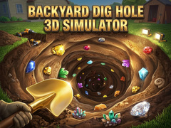 खेल Backyard Dig Hole 3D Simulator