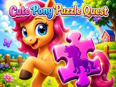 खेल Cute Pony Puzzle Quest