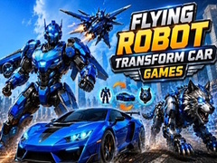 खेल Flying Robot Transform Car Games