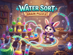 खेल Water Sort Brain Puzzles