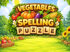 खेल Vegetable Spelling Puzzle