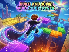 खेल Build and Jump: Aura Obby Tower