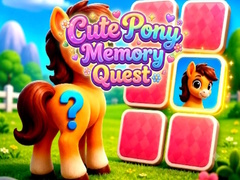 खेल Cute Pony Memory Quest