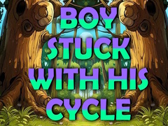 खेल Boy Stuck with His Cycle