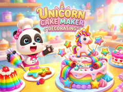 खेल Unicorn Cake Maker Decorating 