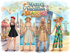 खेल Maria's Vacation Seasons Dress Up