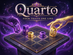 खेल Quarto Four Traits One Line