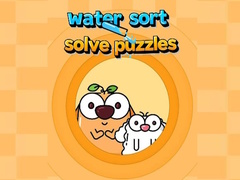 खेल Water sort solve puzzles