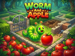 खेल Worm and Apple