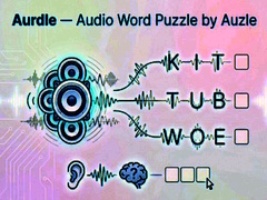 खेल Aurdle — Audio Word Puzzle by Auzle