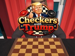 खेल Checkers with Trump