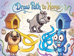 खेल Draw path to home