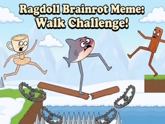 खेल Ragdoll Brainrot Meme: Walk Challenge!