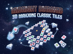 खेल Midnight Diamond 3D Mahjong: Classic Tiles